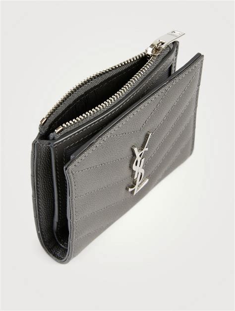 ysl cardholder men|saint laurent zipped card holder.